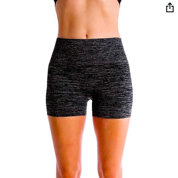 High Rise Lifting Workout Yoga Shorts - Picture 3 of 3